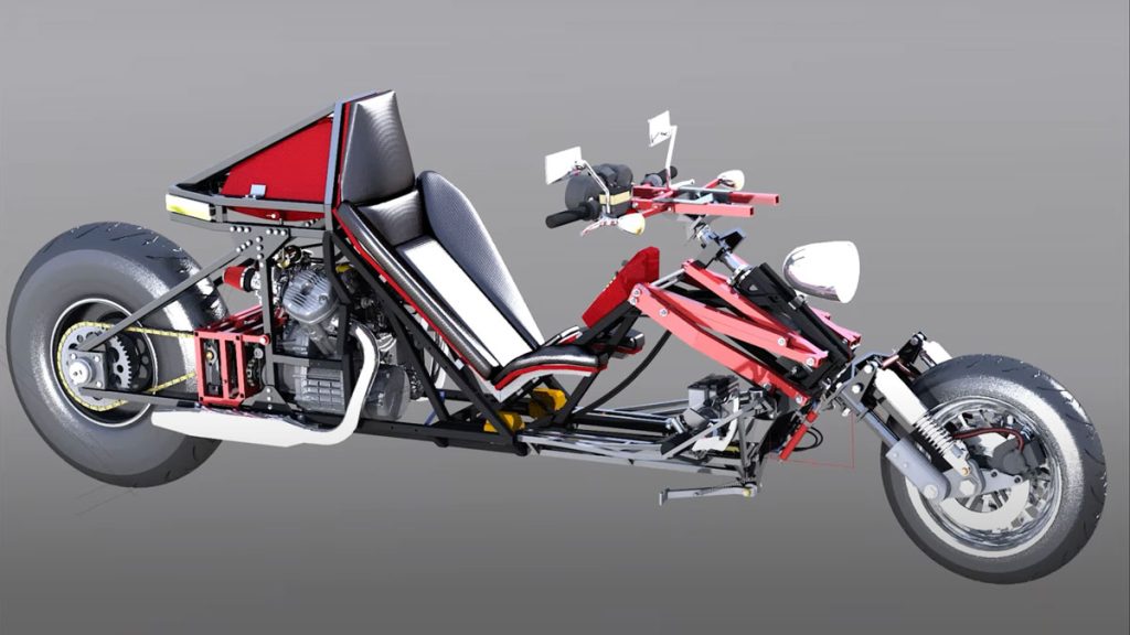Proyecto de Michael Dickey para construir la moto de Akira