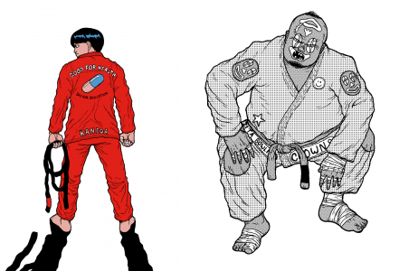 Dibujos originales para la colección de cinturones Akira